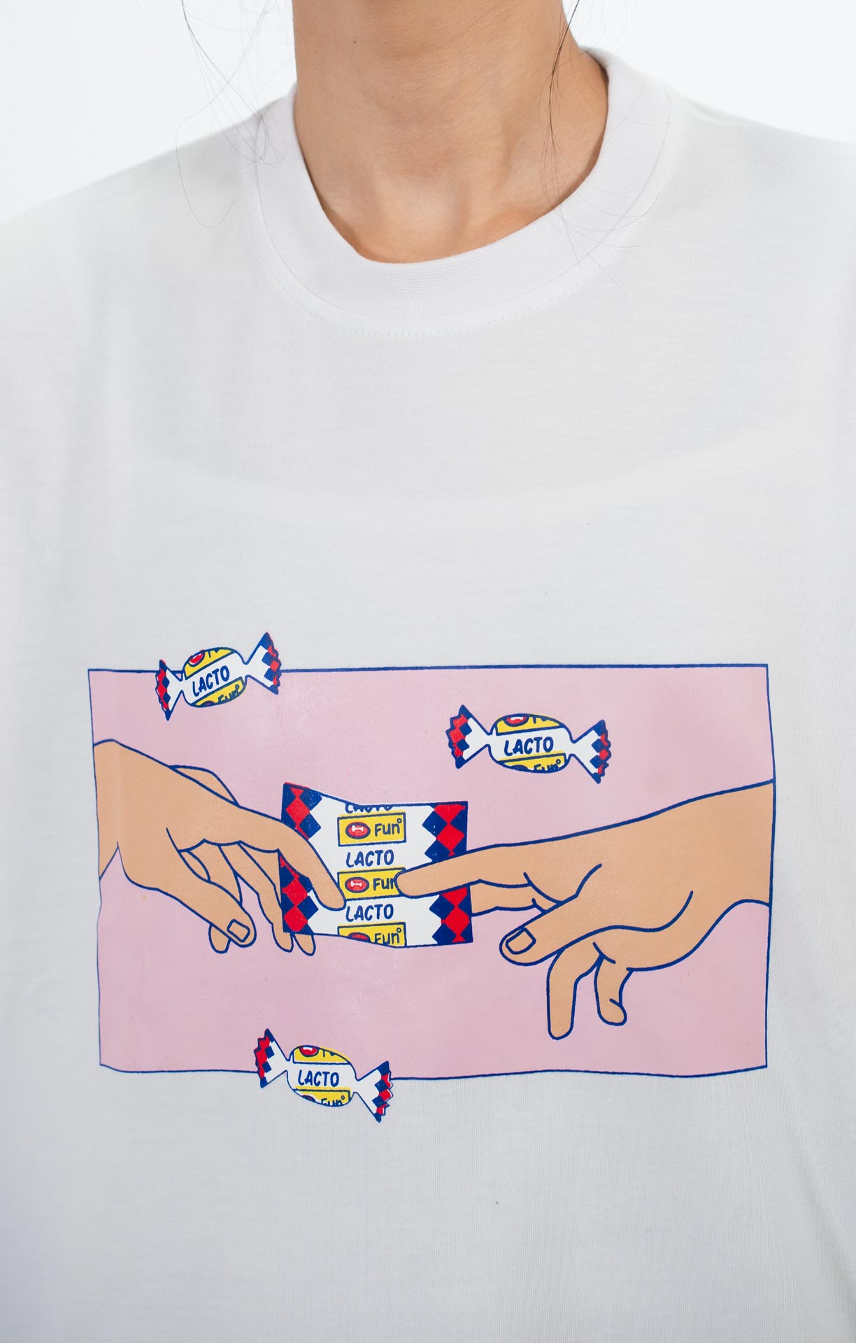 MODE 2022 LACTO X ADAM HAND Graphic Tshirt